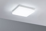 Firkantet hvid LED-loftlampe med mat diffuser til moderne belysning