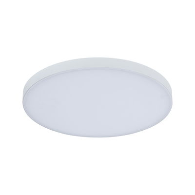 Plafonnier LED rond blanc avec diffuseur mat en plastique pour éclairage moderne intérieur
