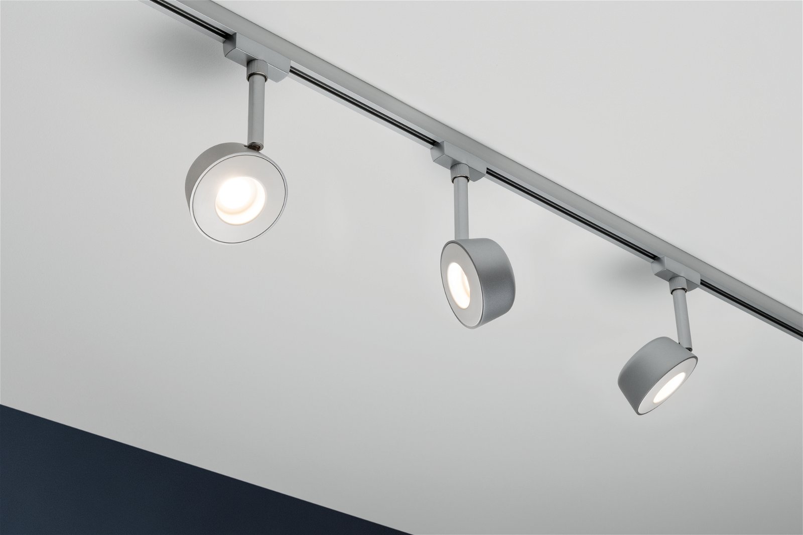 URail LED spot Pellet 4 W chrome matt/white Dimmable