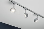 Spots de plafond modernes en métal argenté avec éclairage LED pour intérieur et lumière d'accent