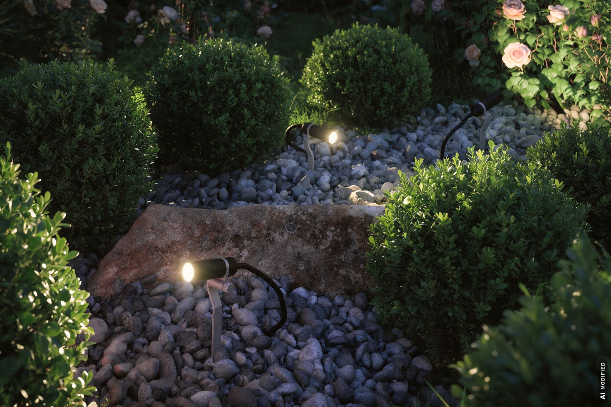 Plug & Shine LED Garden spotlight Plantini Individual Spot IP65 3000K 2W Anthracite