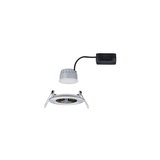 Spot encastré LED blanc avec câble et support métallique pour éclairage économique en énergie