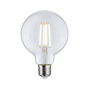 Clear LED filament bulb with E27 base for energy-efficient lighting and modern home use