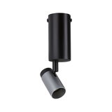 Modern LED spotlight in black and grey metal for flexible accent lighting