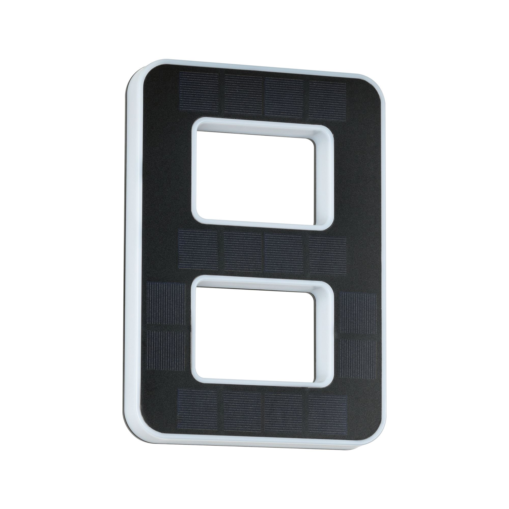 Black square LED light panel with white frame for modern indoor lighting solutions