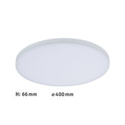 Runde weiße LED-Deckenleuchte mit Aluminiumrahmen, 400 mm Durchmesser, energiesparende Beleuchtung