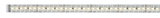 Lange LED-lichtstrip met warmwitte LEDs op transparante drager voor flexibele verlichting