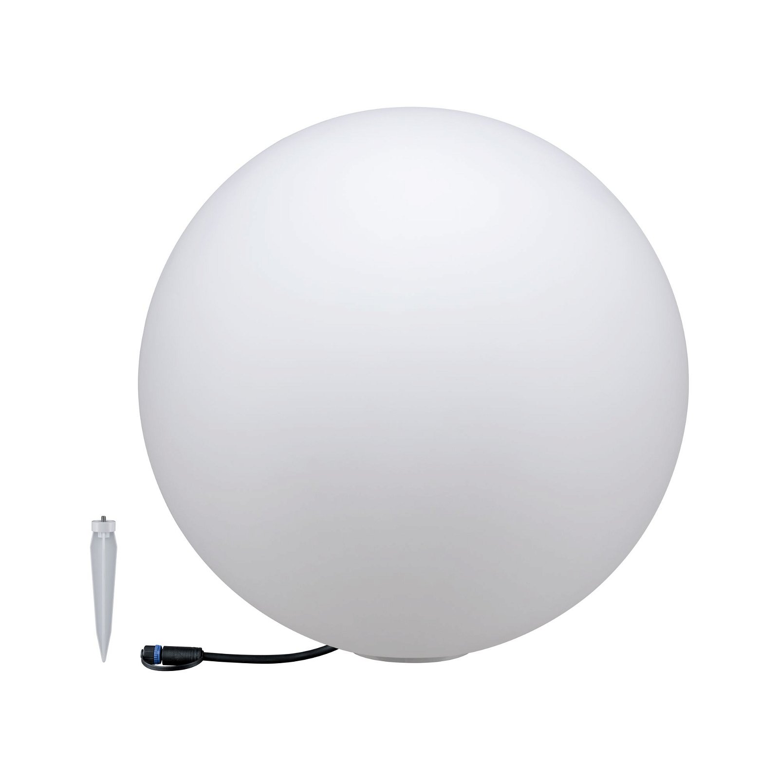 Plug & Shine LED-lichtobject Globe 500mm IP67 3000K 6,5W Wit