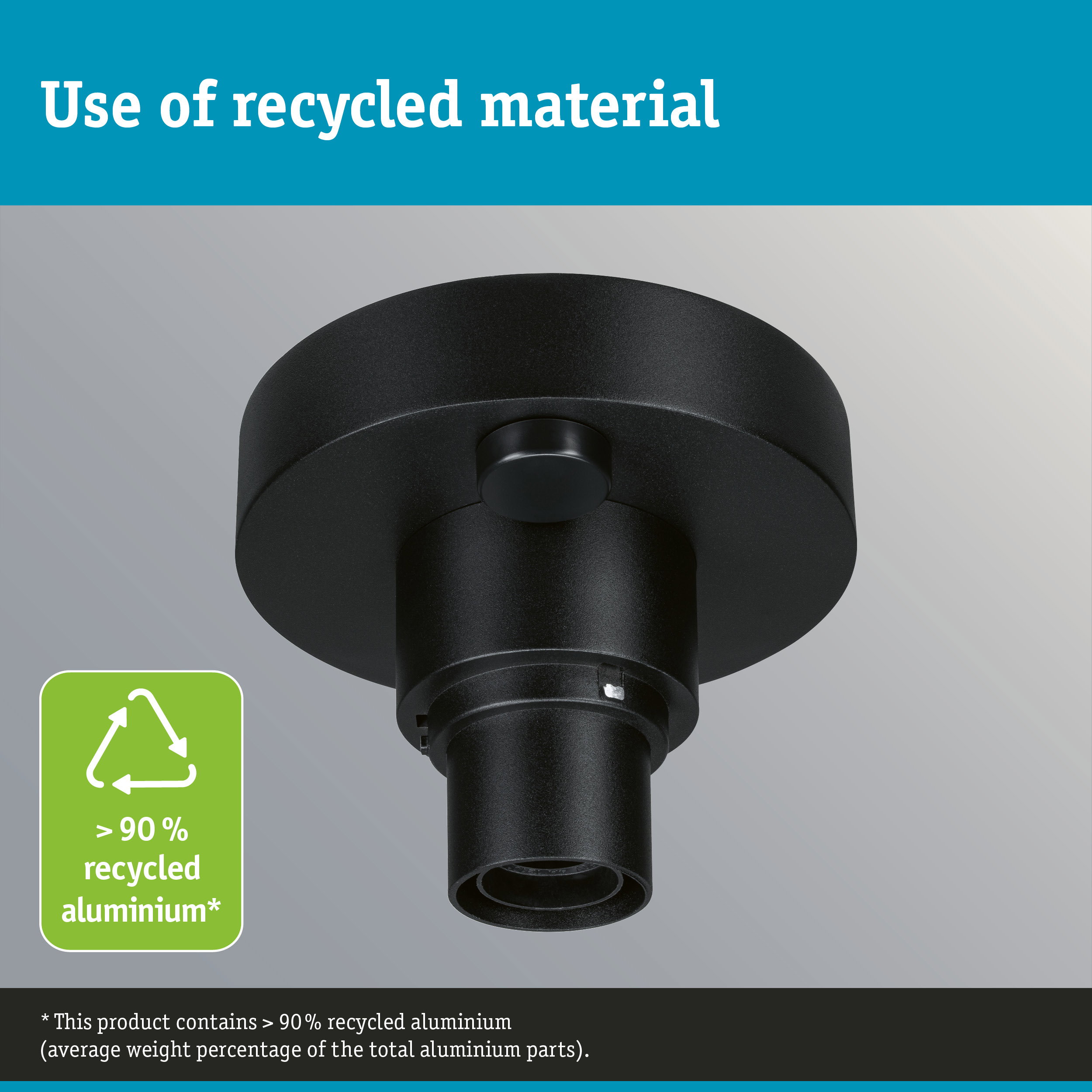 ModuShine Ceiling mount IP44 round Anthracite