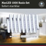 MaxLED 1000 Basis-Set mit Tageslicht-LED-Streifen und Netzteil für sofortige Beleuchtung