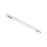 White plastic LED light bar for modern indoor lighting solutions with energy-efficient design