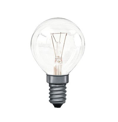 Kleine heldere gloeilamp met metalen schroefvoet voor decoratieve verlichting