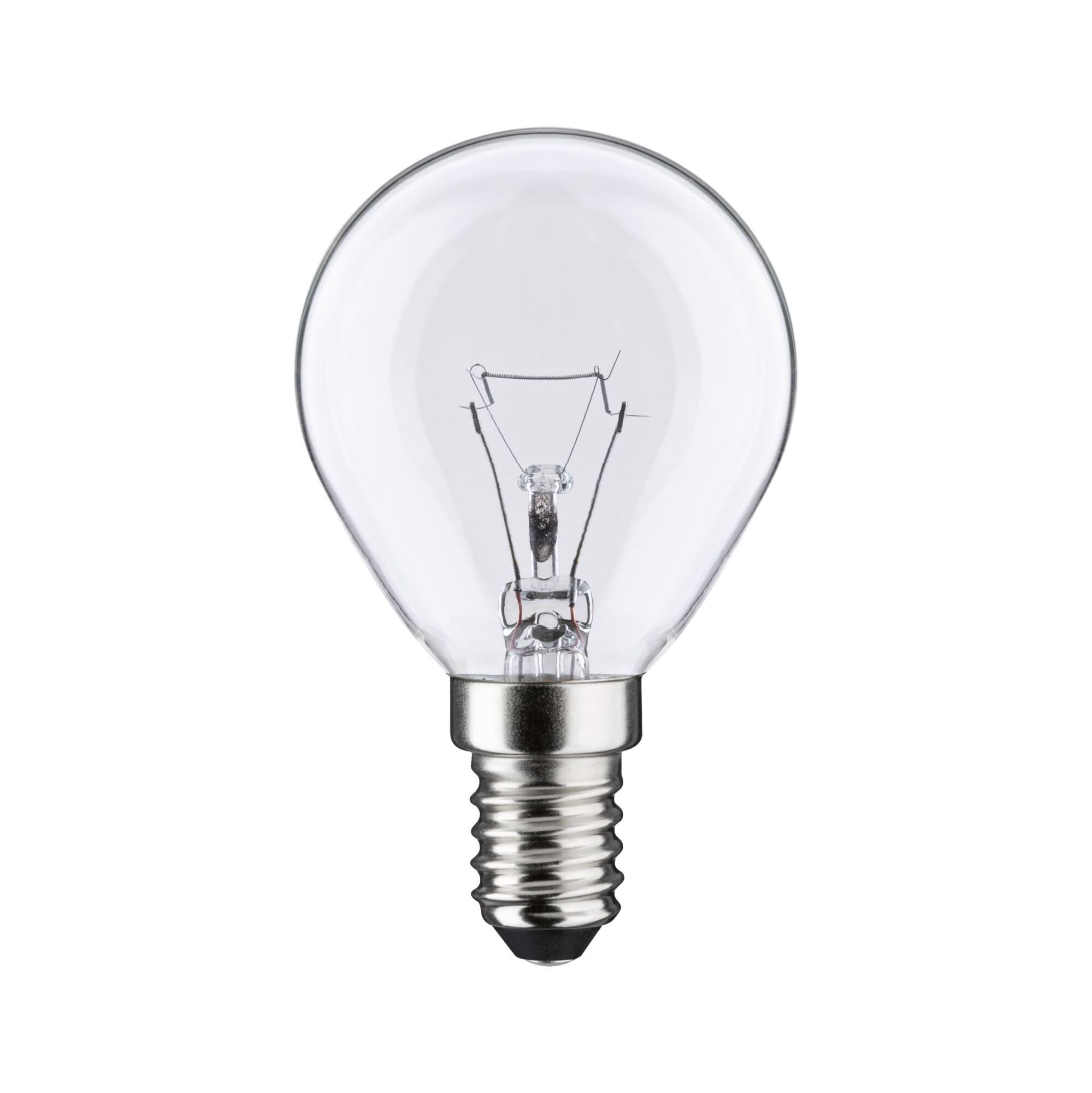 Ampoule à incandescence Lampe de four 300° E14 230V 389lm 40W 2500K gradable Clair Ampoule à incandescence classique en verre transparent avec base métallique, solution d'éclairage économique