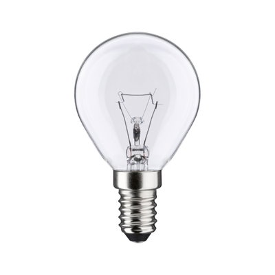 Klassieke gloeilamp met helder glas en metalen fitting, energiezuinige verlichtingsoplossing