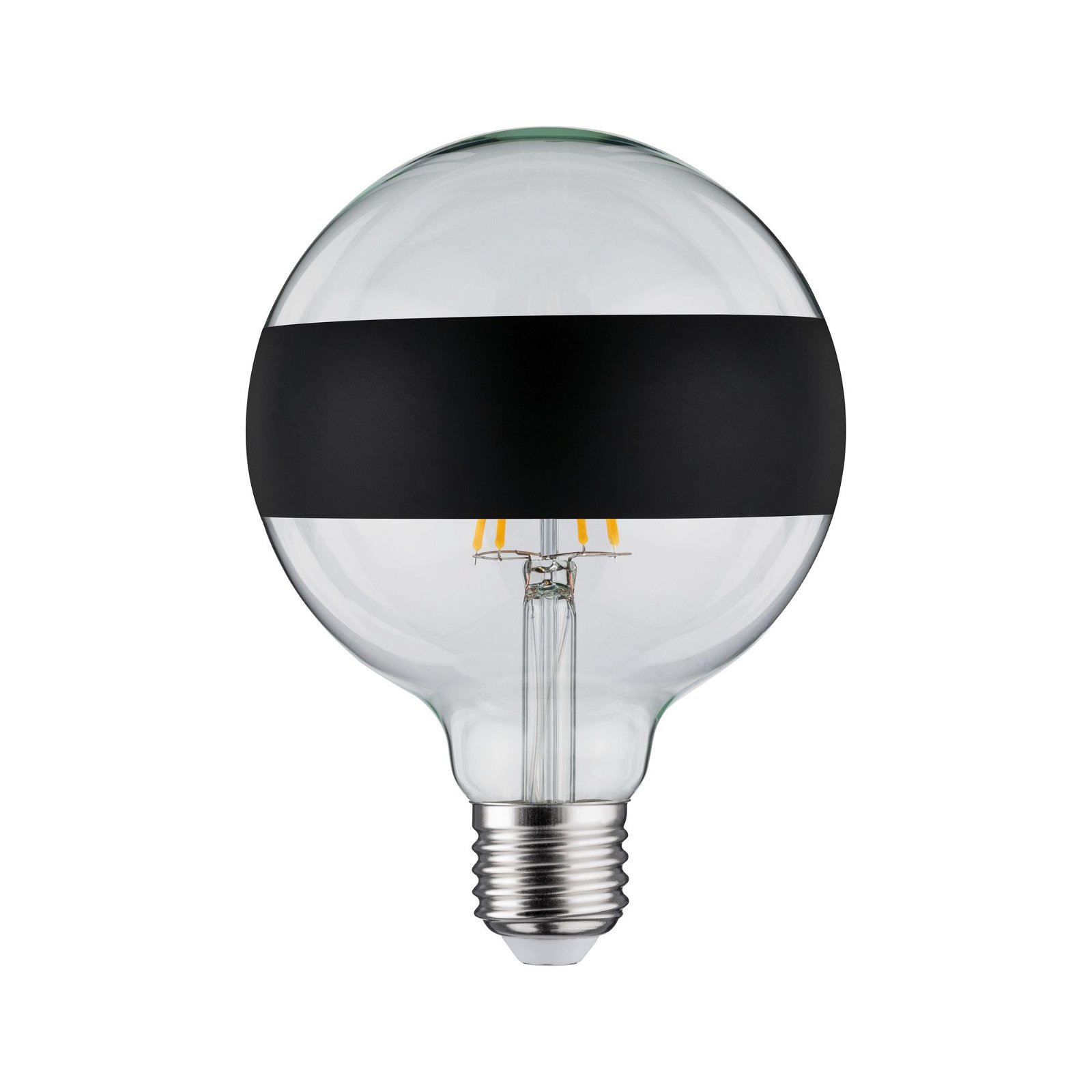 Modern Classic Edition Globe LED Anneau réfléchissant E27 230V 640lm 6,5W 2700K gradable Anneau réfléchissant en noir mat