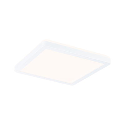 Square white LED ceiling light made of plastic for modern room lighting