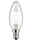 Eco-Line Filament 230 V LED-kertepære E14 840lm 4W 3000K Klar Klar LED-lyspære i stearinlysform med E14-fatning til energibesparende belysning