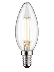 Klarer LED-Leuchtmittel in Kerzenform mit E14-Fassung für energiesparende Beleuchtung