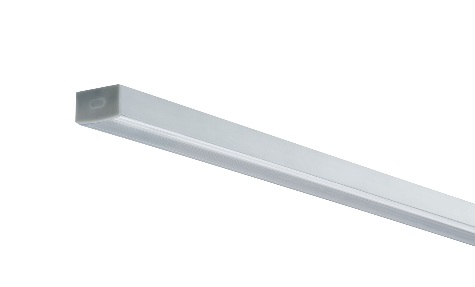 Slanke witte LED-onderbouwlamp van kunststof voor moderne keukenverlichting