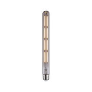 Long LED bulb in clear glass with warm white light for decorative lighting solutions