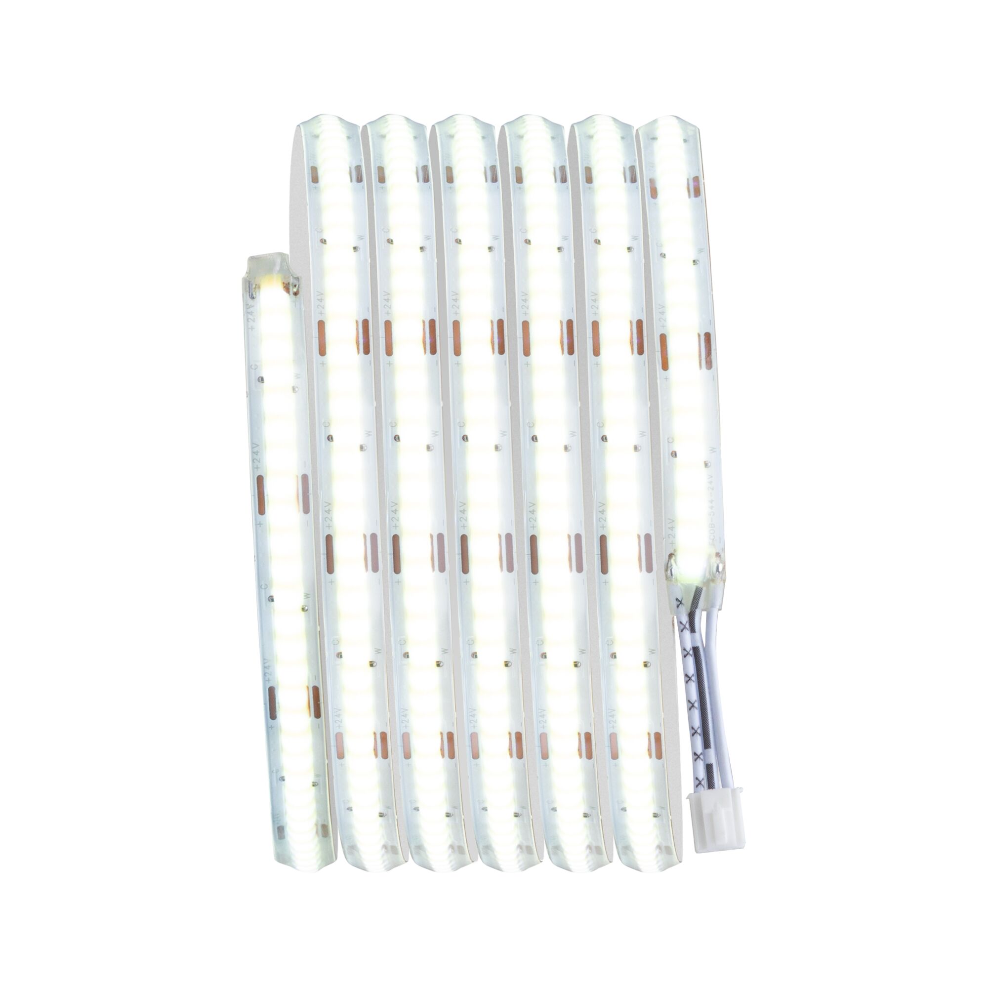 Bande lumineuse LED blanche flexible avec câble de connexion pour éclairage moderne