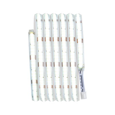 Flexible white LED light strip with connector cable for modern lighting applications