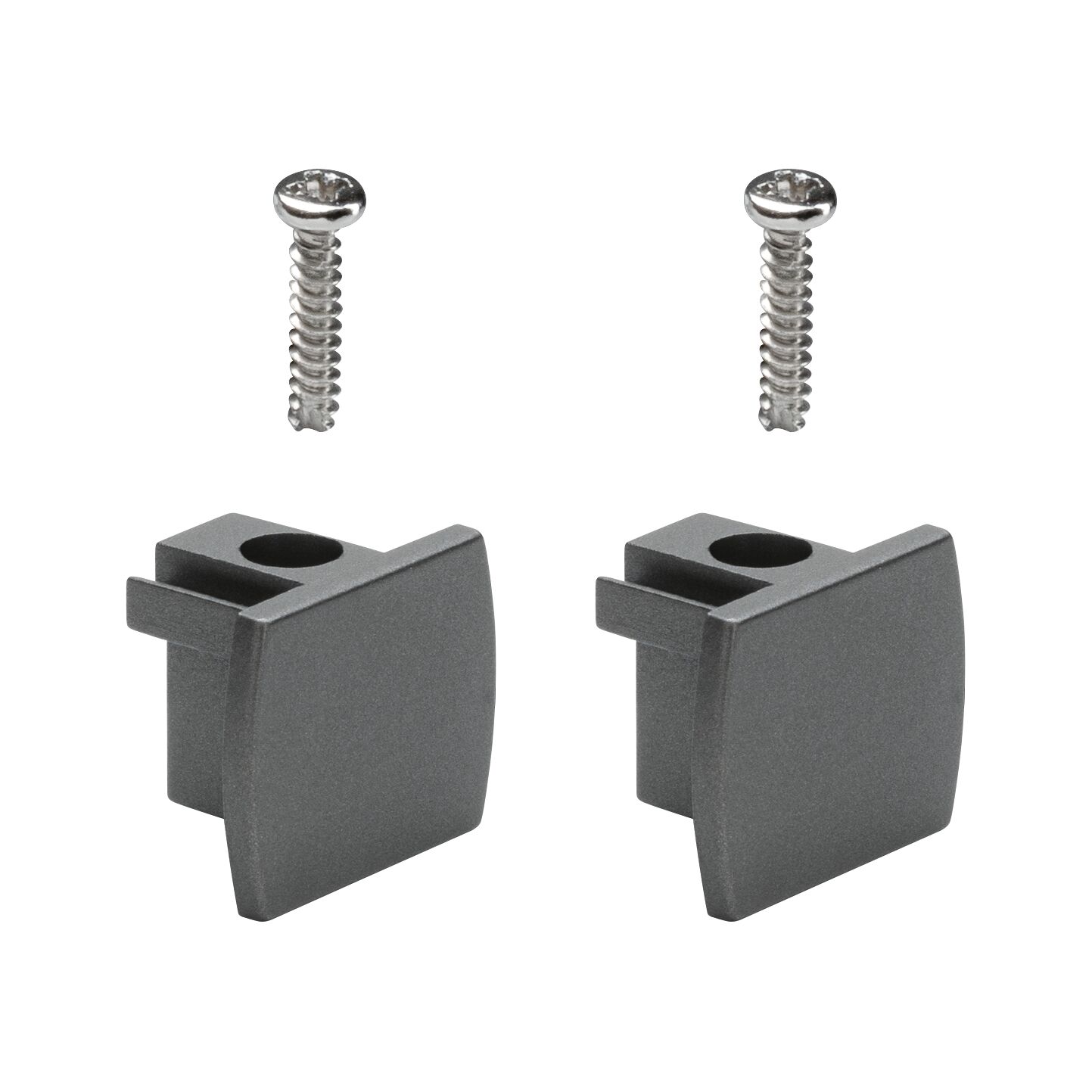 URail Connector End caps 13x21mm Titanium