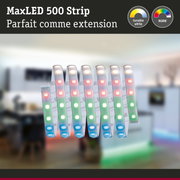 Extension MaxLED 500 Strip avec LEDs RGBW et blanc réglable pour éclairage polyvalent