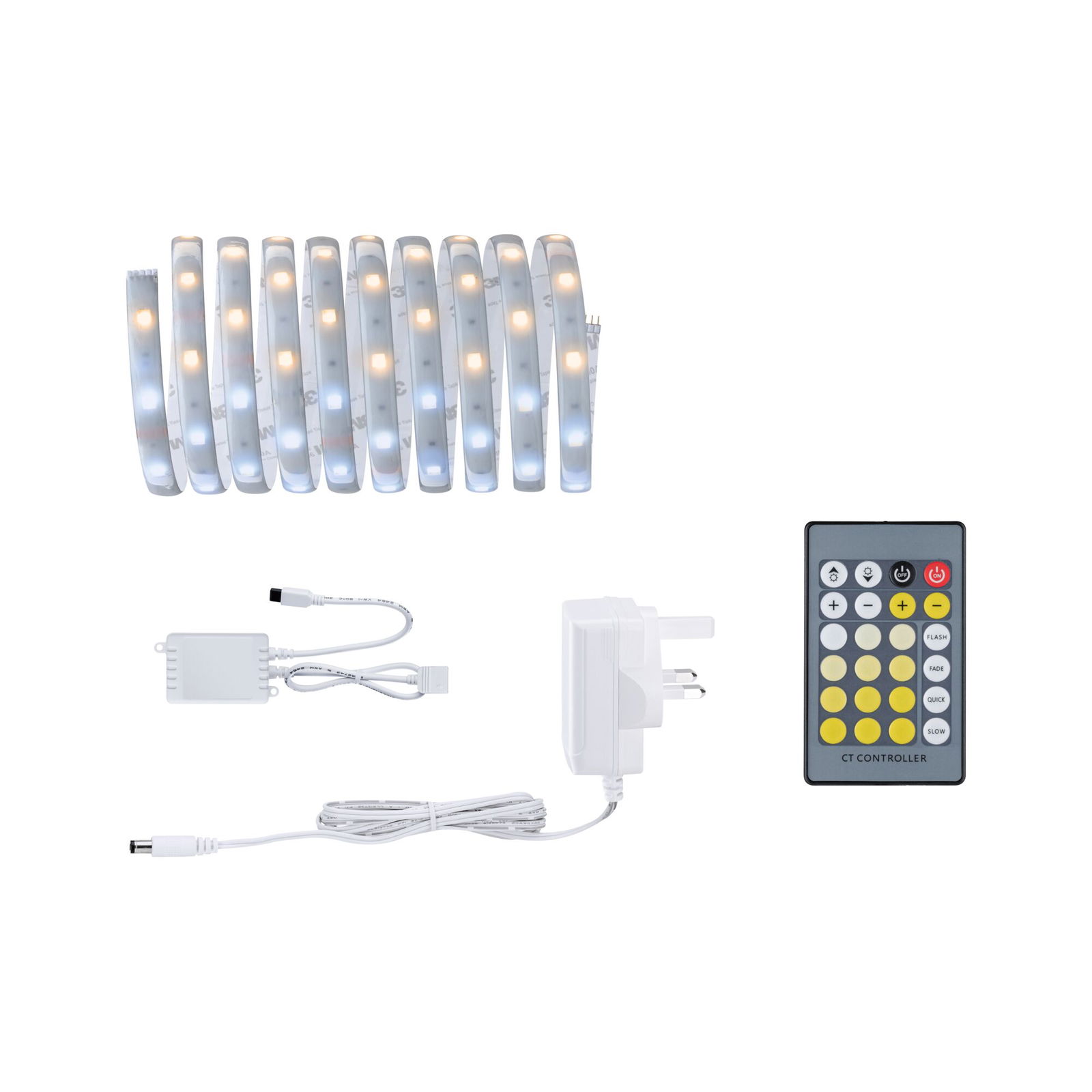 MaxLED 250 LED Strip Tunable White Basic Set 3m protect cover IP44 11W 230lm/m 30 LEDs/m Tunable White 24VA