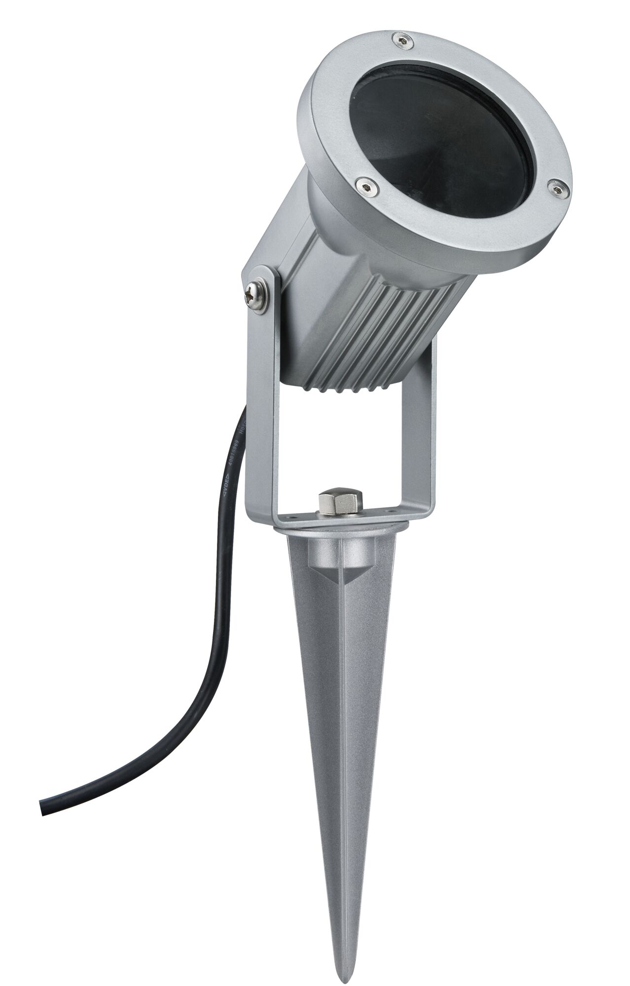 LED Gartenstrahler IP65 rund 98mm max. 28W 230V Alu Aluminium