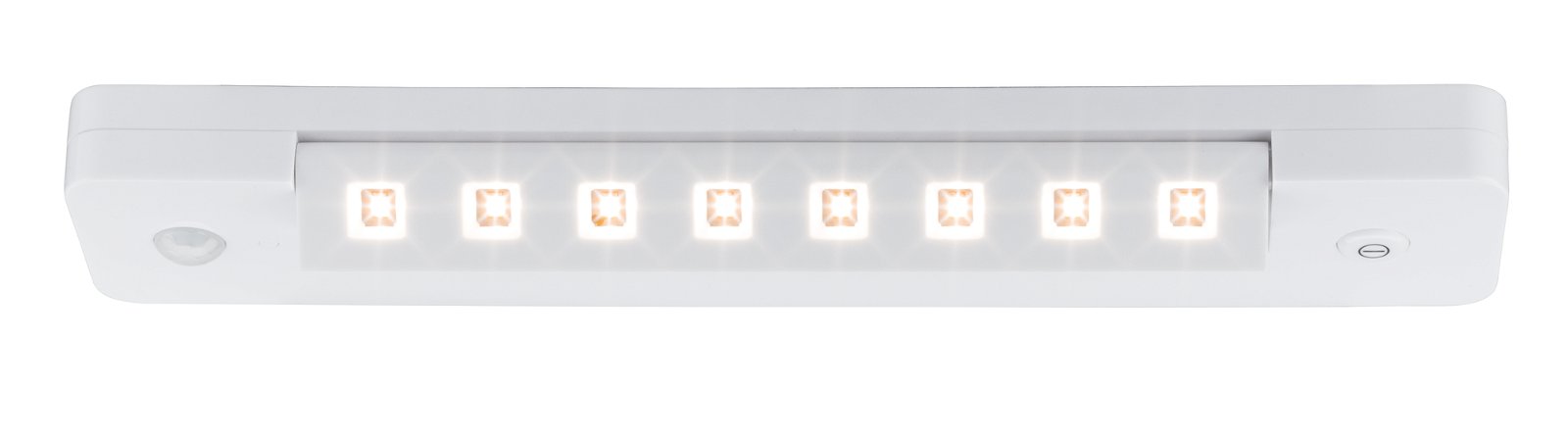 LED-kastverlichting Batterij SmartLight incl. sensor 250x55mm 140lm 3000K dimbaar Chroom mat