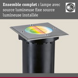 Lampe LED encastrée en acier inoxydable avec lumière changeante pour éclairage extérieur