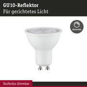 Weißer GU10-Reflektor mit dimmbarer Funktion für gerichtetes Licht im Innenbereich