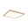 LED-paneel Atria Shine Backlight IP44 hoekig 293x293mm 16W 1600lm 3000K Houtlook Vierkante plafondlamp met natuurlijke houten lijst en witte diffuser voor moderne sfeerverlichting