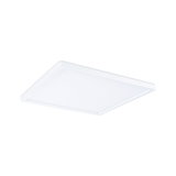 Flaches quadratisches LED-Deckenpanel in Weiß aus Kunststoff für moderne Raumbeleuchtung