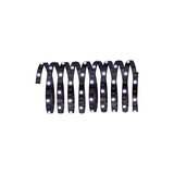 Flexible black LED strip with white lights for modern lighting applications and decoration