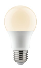LED-pære med varmt hvidt lys og E27-fatning, energibesparende lampe til hjemmet