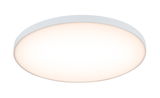 Round white LED ceiling light with warm white glow for modern rooms and energy-efficient lighting.
