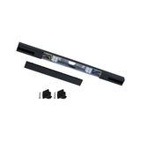 Zwarte aluminium verbindingsstrip met bedrading en montagemateriaal voor LED-verlichtingssystemen