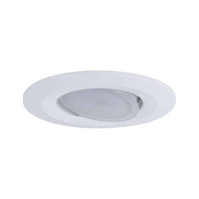 Spot encastré blanc en plastique avec tête orientable pour un éclairage d’intérieur flexible