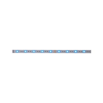 Bande LED avec LEDs bleues sur support argenté pour solutions d'éclairage flexibles