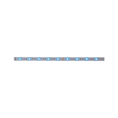 Bande LED avec LEDs bleues sur support argenté pour solutions d'éclairage flexibles
