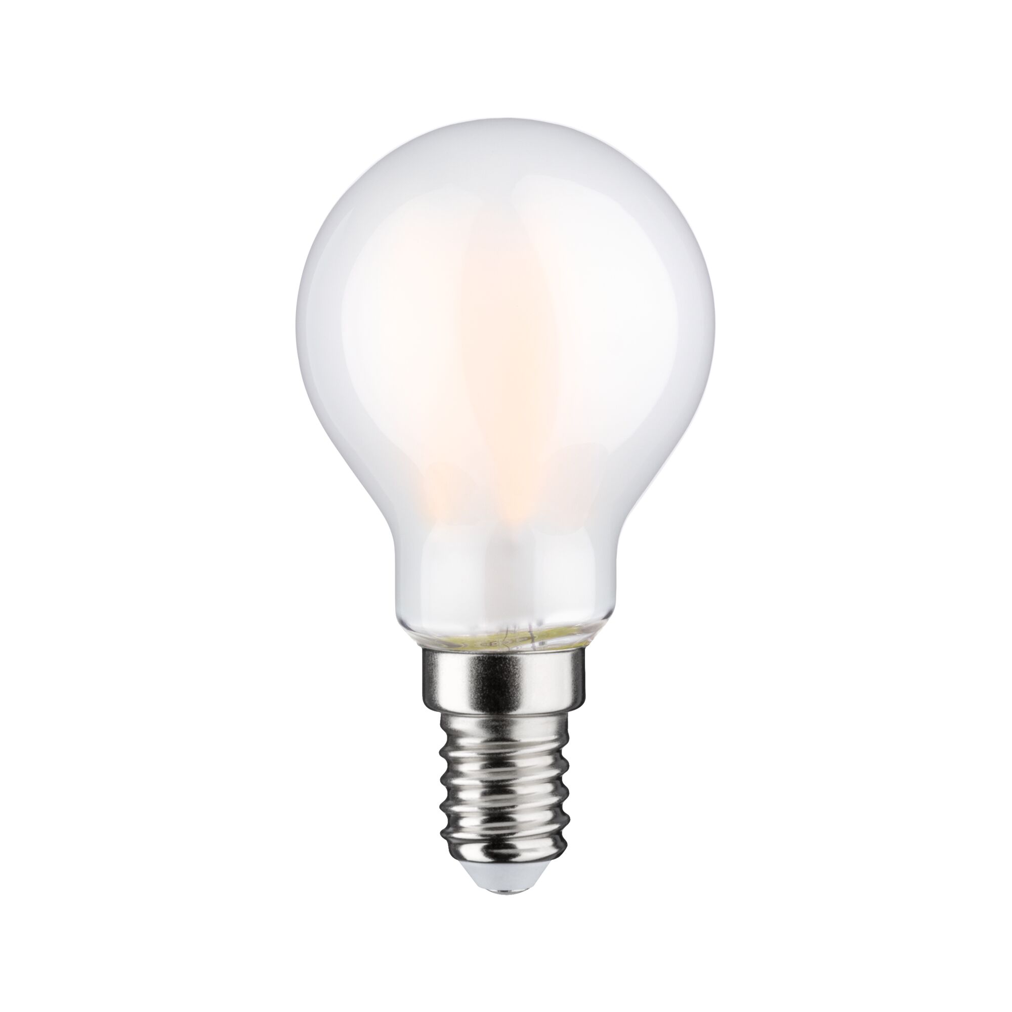 Klassische Glühbirne mit E14-Fassung aus klarem Glas für energiesparende Beleuchtung