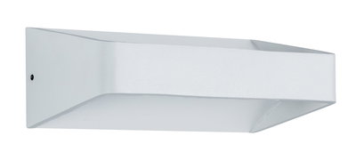 Modern white aluminum wall light with clean design for stylish indoor lighting
