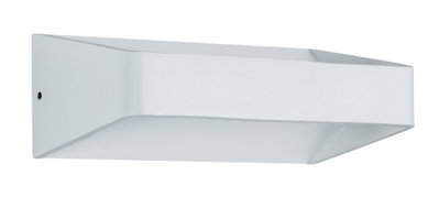 Applique murale moderne en aluminium blanc au design épuré pour éclairage intérieur élégant