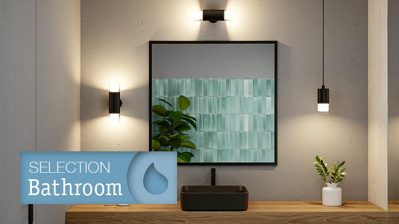 Serie Kame Badleuchten mit Lichtsteuerung fürs Bad Paulmann Serie Kame aus Metall und Acrylglas