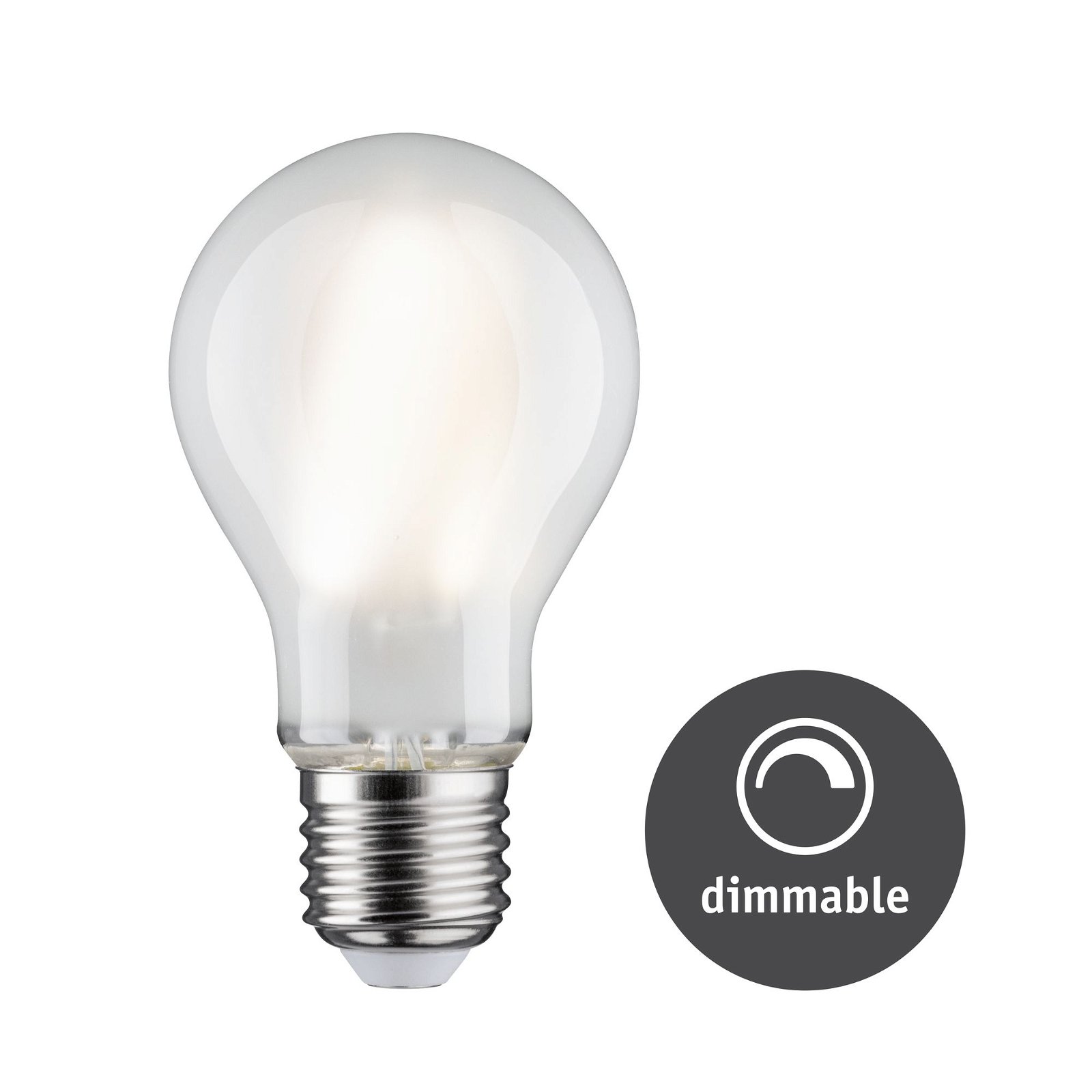 Filament 230 V Ampoule LED E27 1055lm 9W 4000K gradable Dépoli