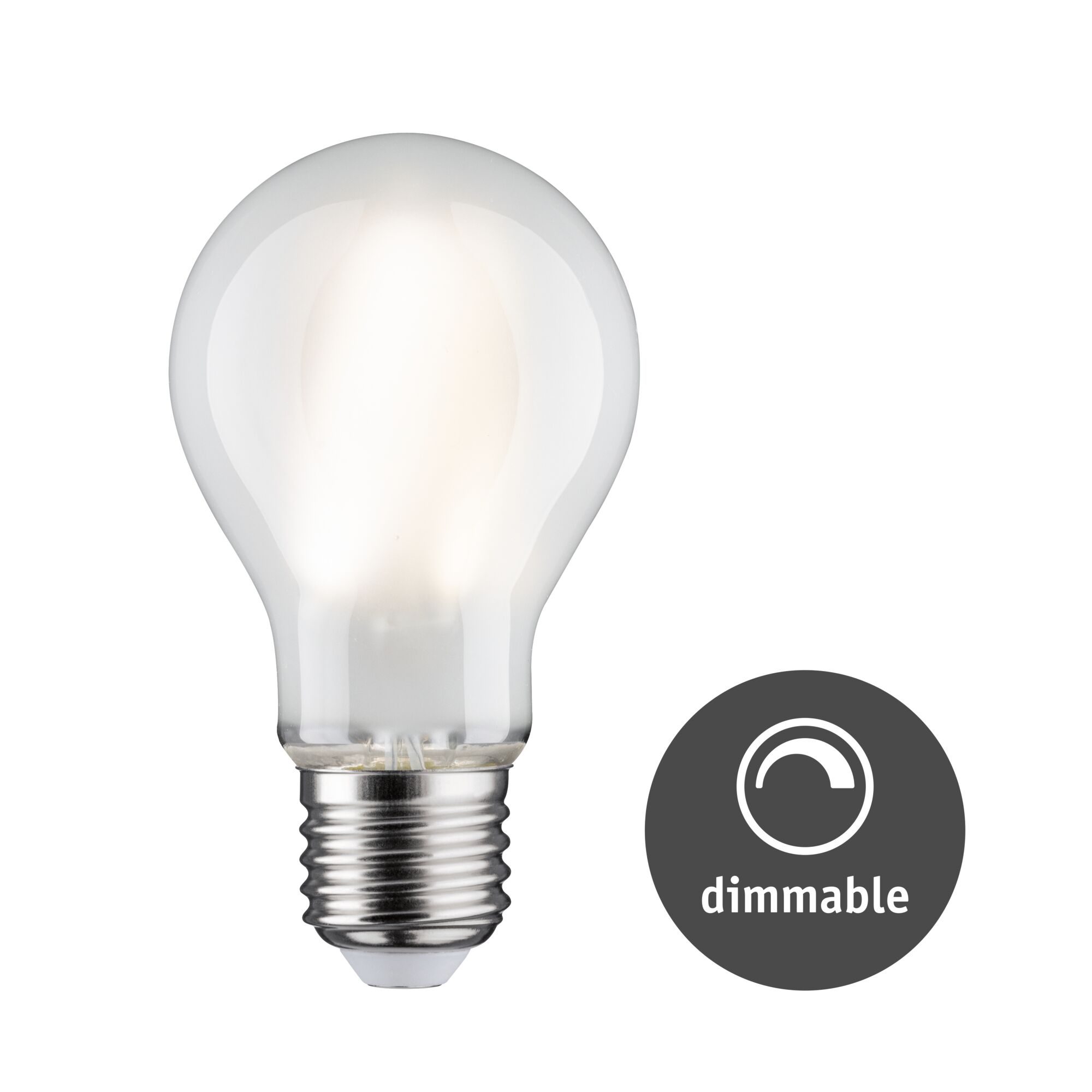 Filament 230V LED Birne E27 1055lm 9W 4000K dimmbar Matt Dimmbarer LED-Glühbirne mit E27-Fassung aus klarem Glas für energiesparende Beleuchtung