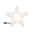 Plug & Shine Objet lumineux LED Star IP67 3000K 2,6W Blanc Étoile blanche en plastique avec câble, lampe LED décorative pour intérieur et extérieur