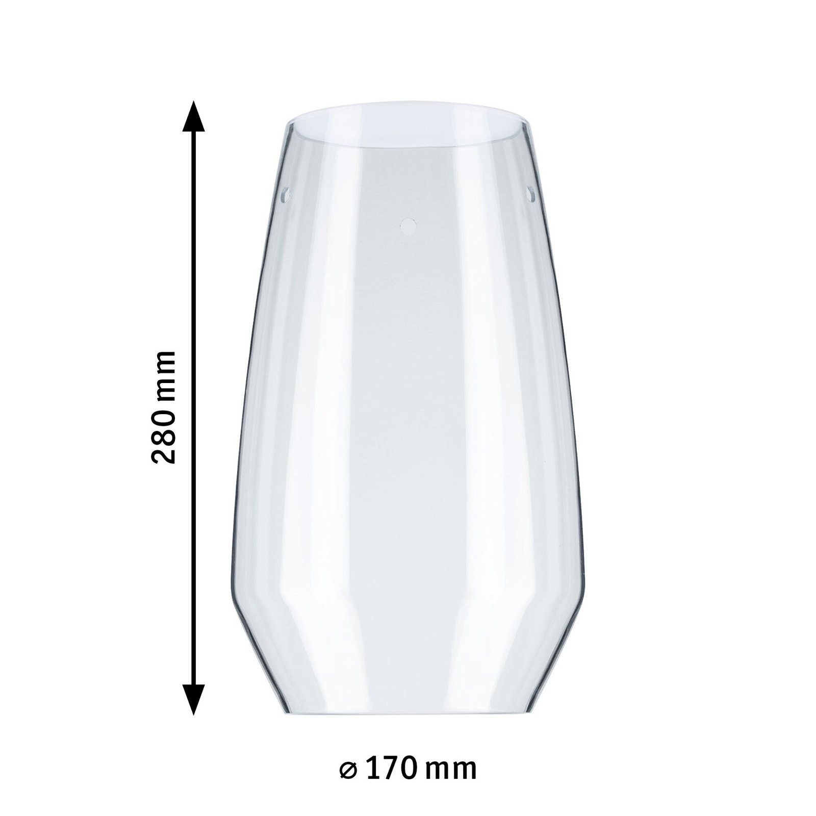 URail Vento Shade 2Easy 170mm Clear